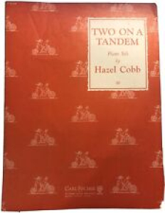 Bicycle Sheet Music 1950s; Two On A Tandem by Hazel Cobb Review