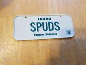 1986 Post Cereal Metal Bike License Plate State – Idaho SPUDS Review