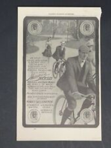 Antique 1901 Magazine Print Ad MONARCH BICYCLES, IMPERIAL WHEELS Bicycles Review