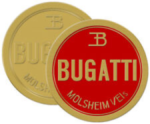 Bugatti Etched Brass Hubcap Medallion set of 4 Review