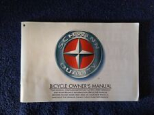 2002 SCHWINN BICYCLE OWNER’S MANUAL  PACIFIC CYCLE MOUNTAIN BIKE BMX BICYCLE Review