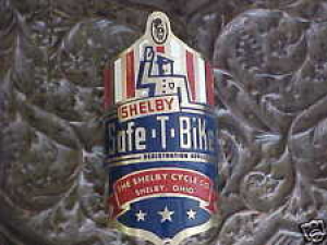Shelby Safe-T-Bike Badge Emblem 4 Vintage Bicycle etched Brass Review