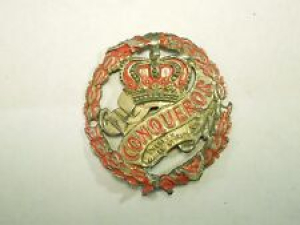 Vintage Conqueror Charles Williams Stores NY Bicycle Head Badge Emblem Review